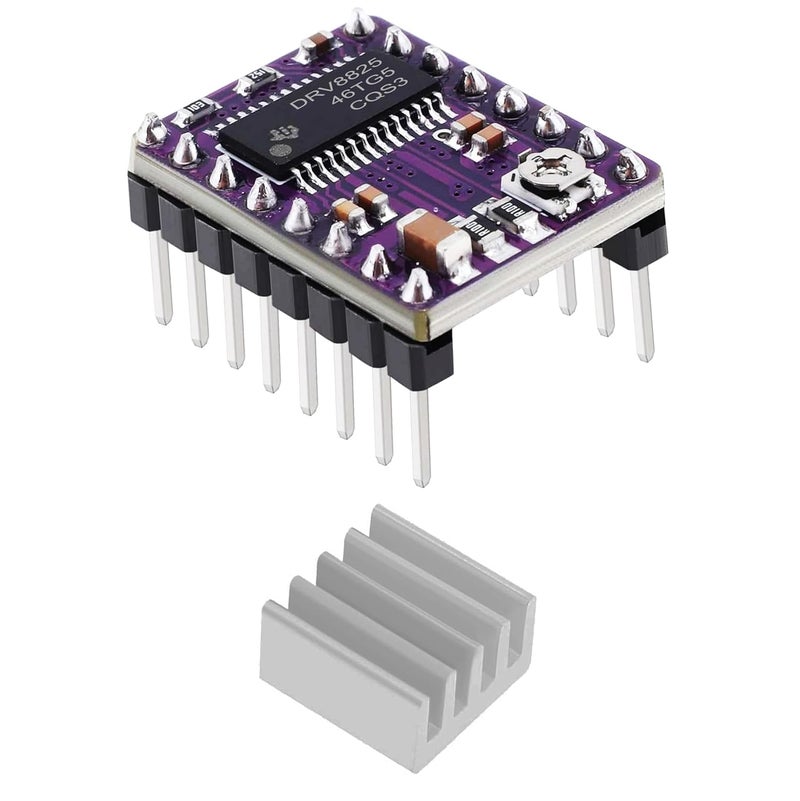 DIYables وحدات ومحركات قيادة المحركات الخطوية DRV8825 ولوحات التوسيع المتوافقة مع Arduino و ESP32 و Raspberry Pi للتحكم الدقيق في المحركات، مجموعتان - Image 5